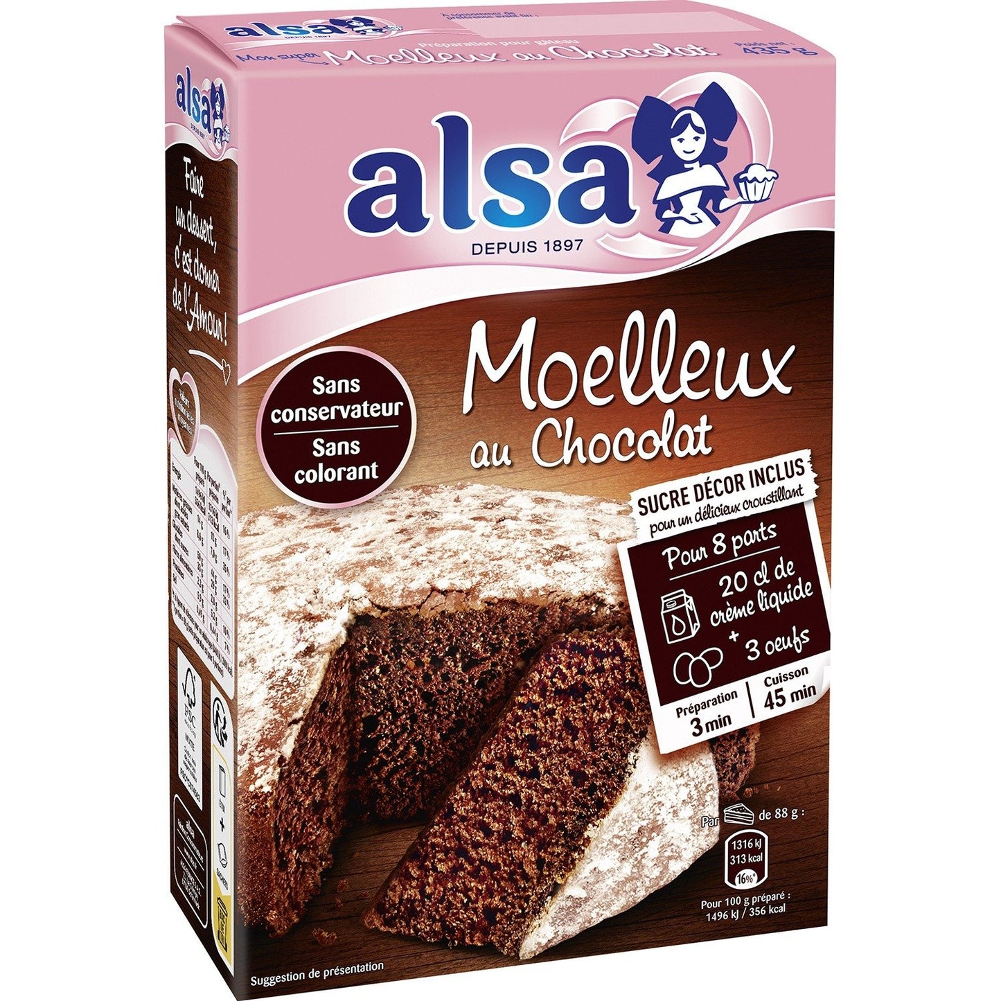 Moelleux au Chocolat ALSA 435g