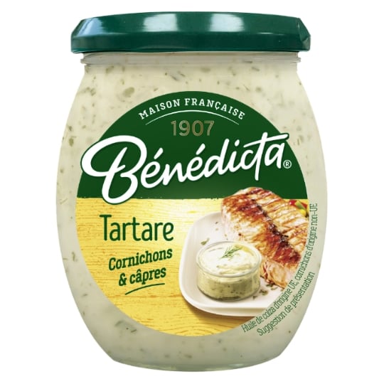 Sauce Tartare BÉNÉDICTA 260g