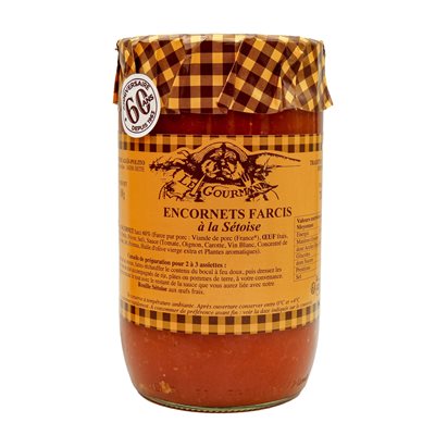 Encornets Farcis A La Sétoise Azais-Polito 630g