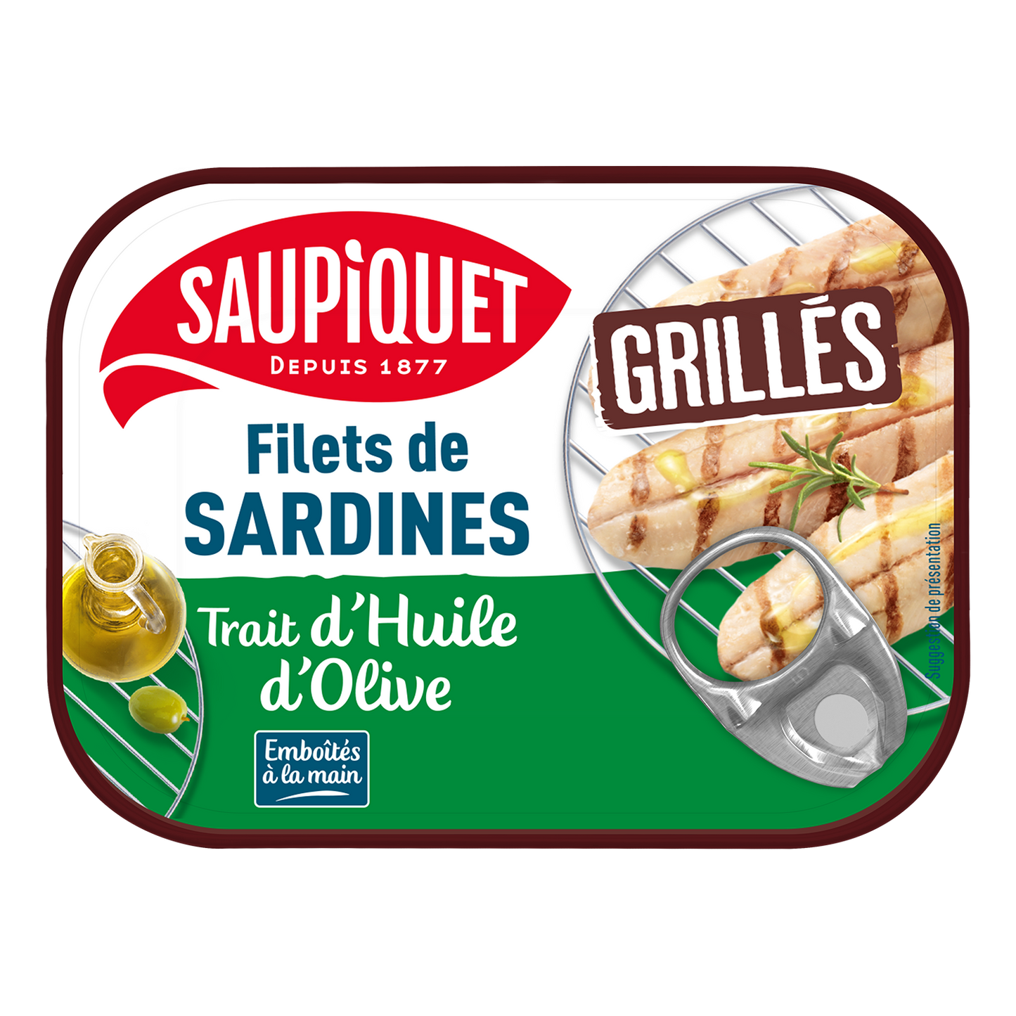 Filets de Sardines Grillées Saupiquet 70g