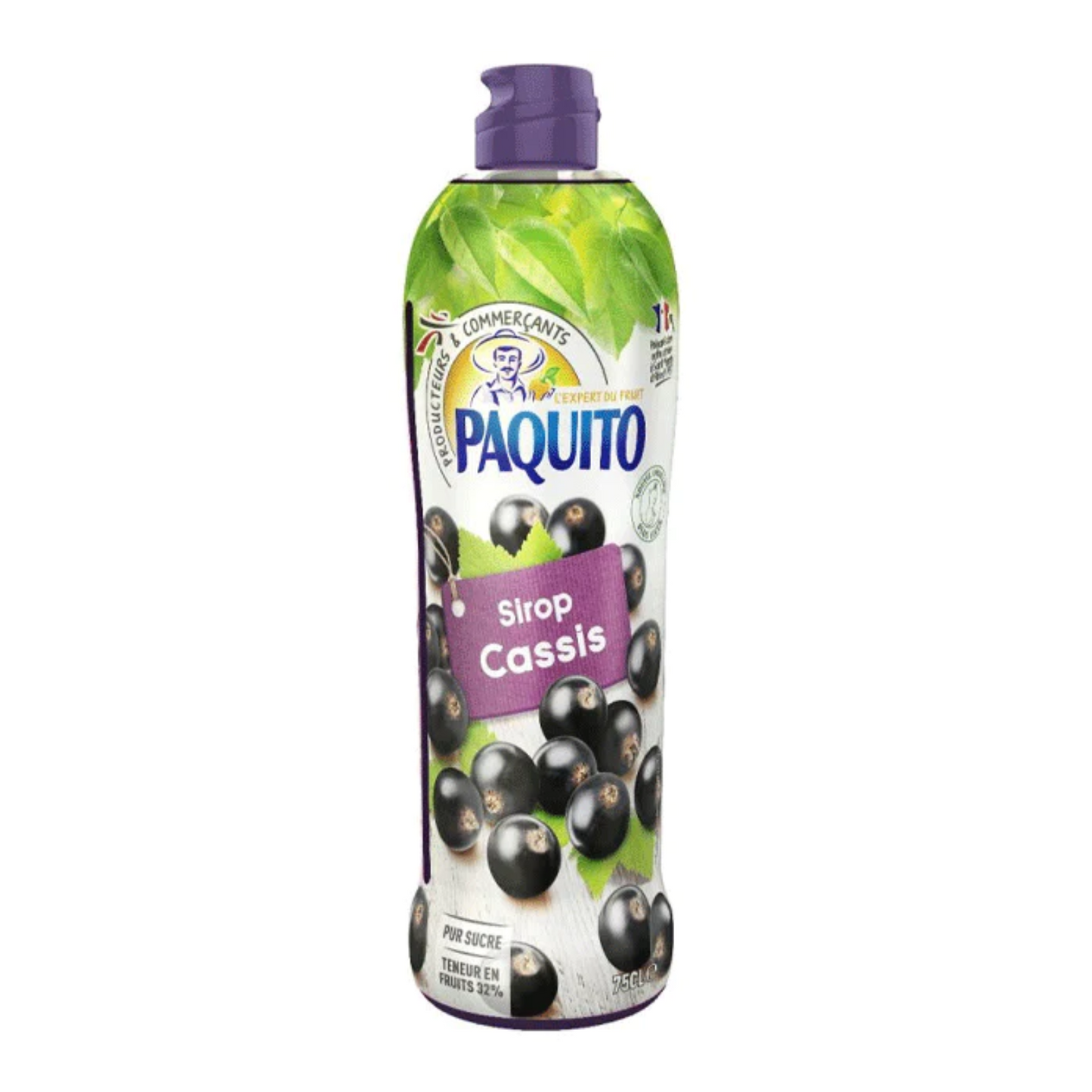 PAQUITO Sirop au Cassis 750ml