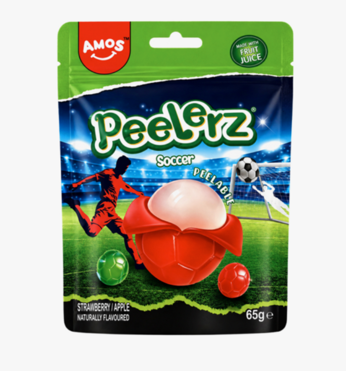 Peelerz Soccer Fraise et Pomme AMOS 65g