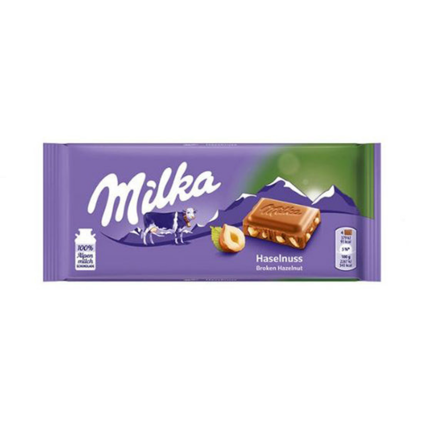MILKA Tablette Lait Noisette 100g