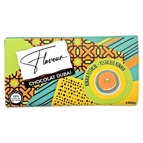 Chocolat Dubaï Pistache et Kadaif Flaveur 100g