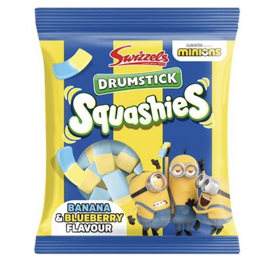 Squashies Banane Bleuet Minions SWIZZELS 160g