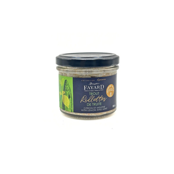 Rillettes de Truite Citron et Menthe Maison Fayard 90g