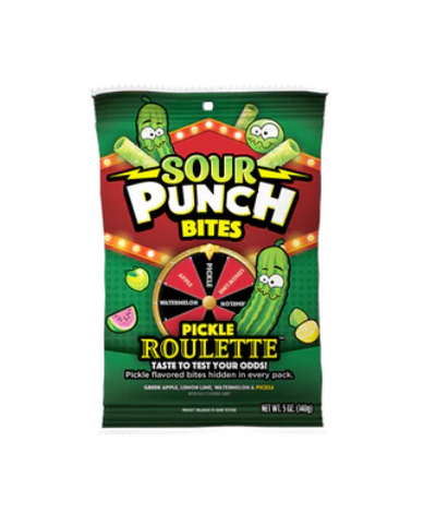 SOUR PUNCH Bites Pickles Roulette 142g