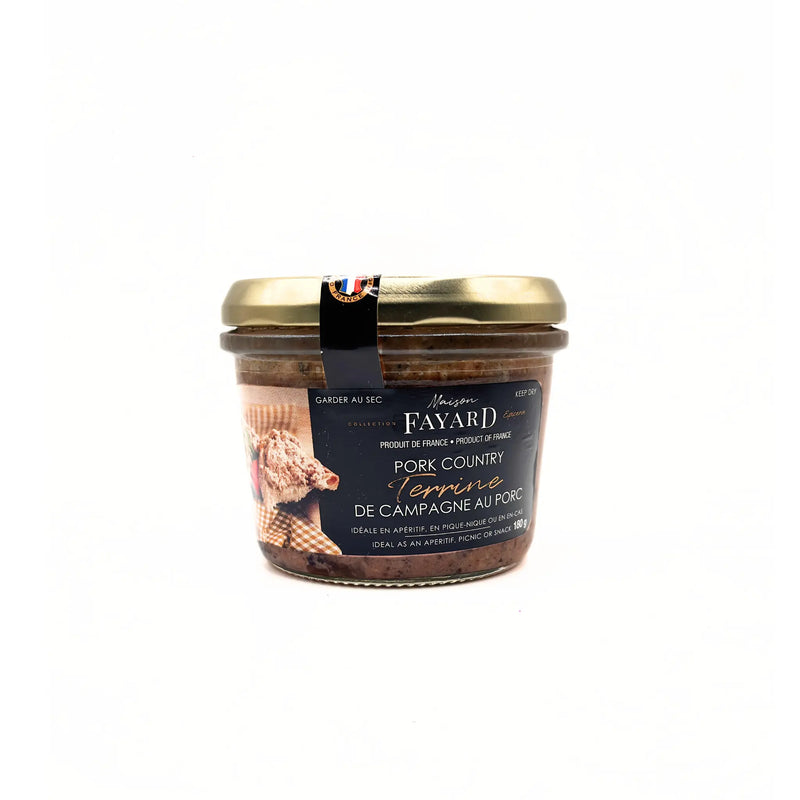 Terrine de Campagne au Porc Maison Fayard 180g