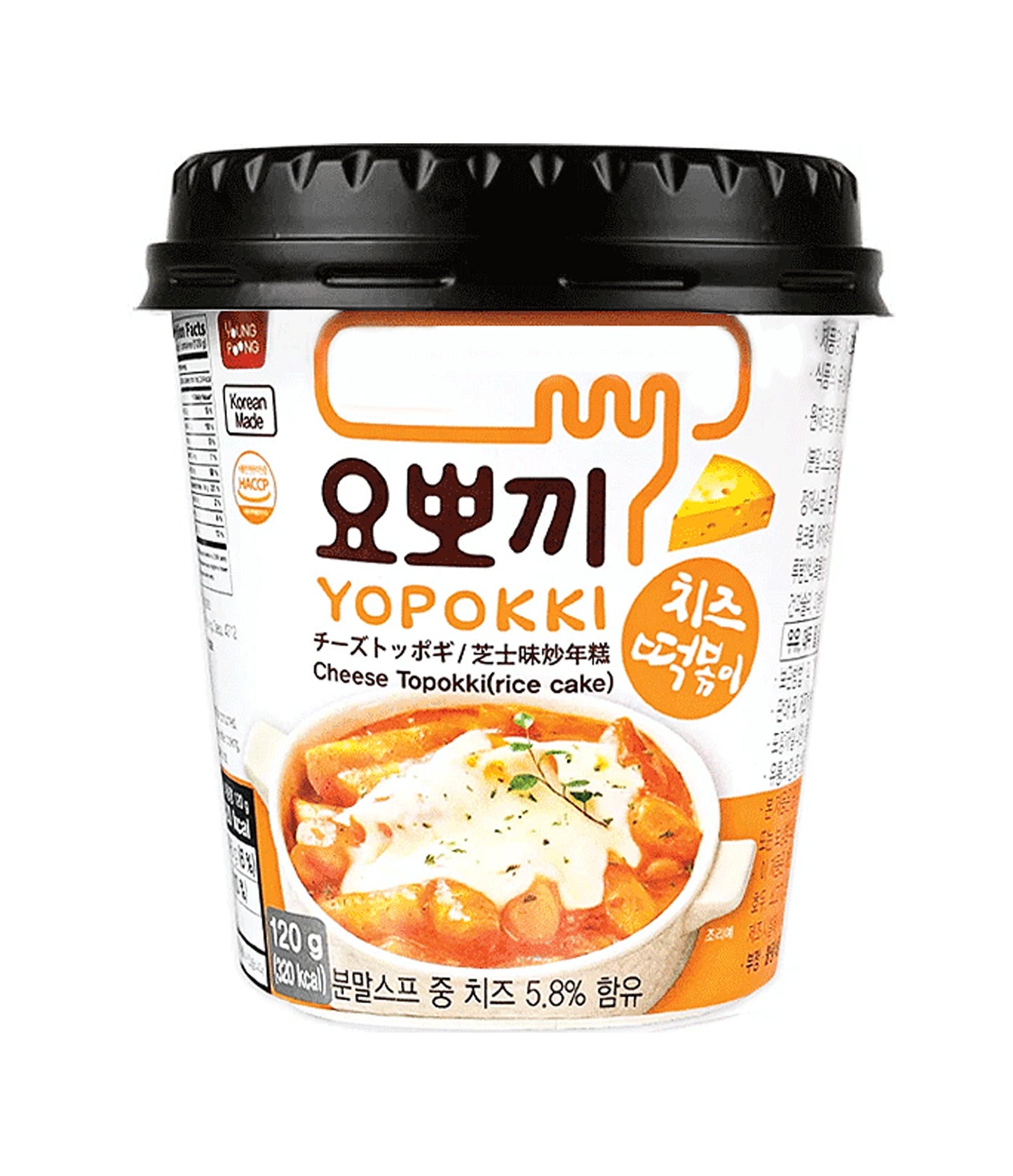 Topokki au Fromage Young Poong 120g