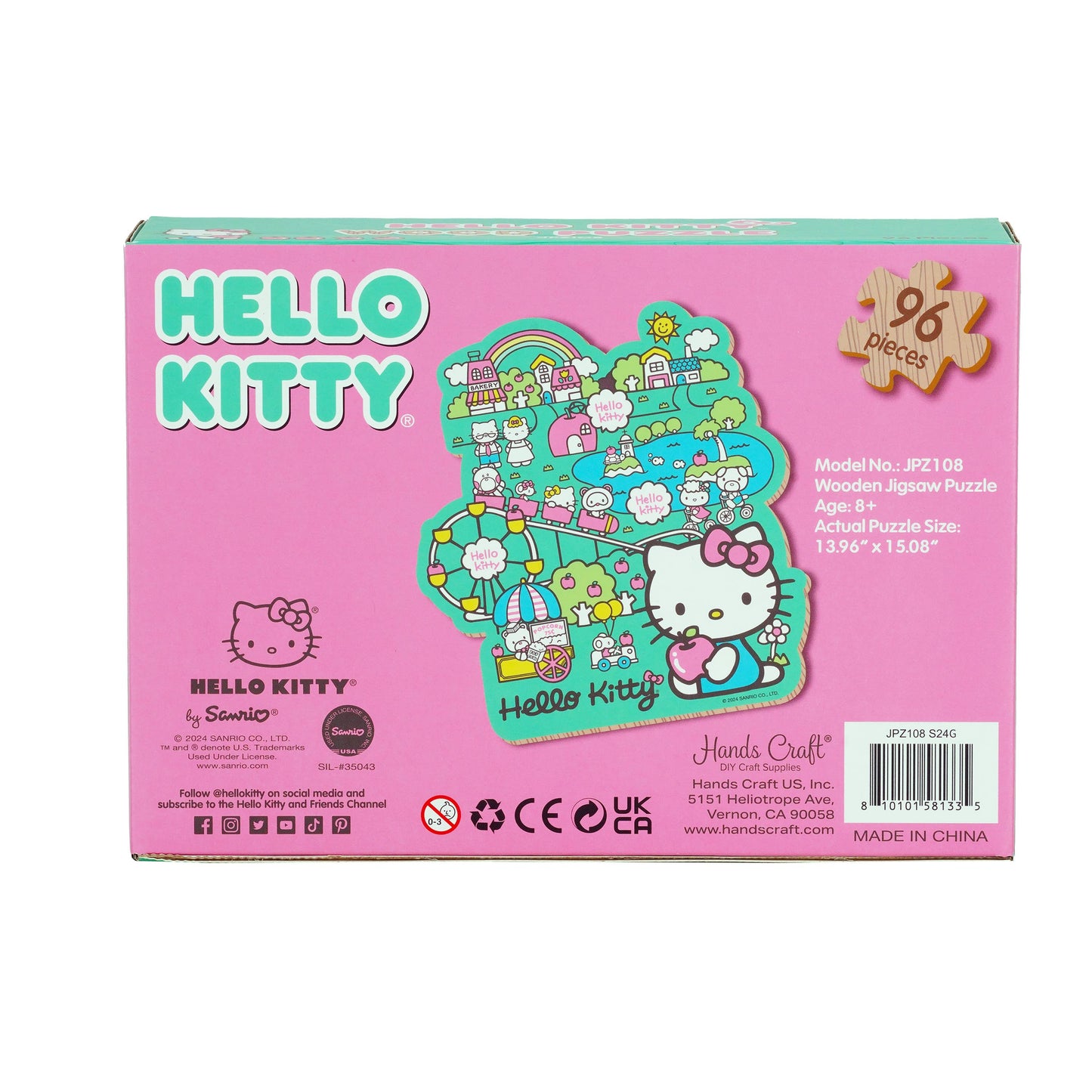 Puzzle Hello Kitty® et ses amis : parc d'attractions