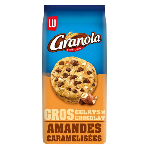 Granola Cookies Gros Éclats de Chocolat et Amandes Caramélisées LU 184g