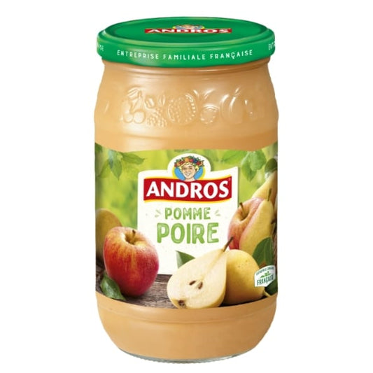 Compote Pomme Poire Andros 750g