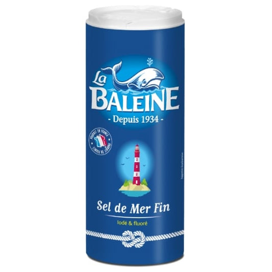 Sel de Mer Fin Iodé et Fluoré La Baleine 600g