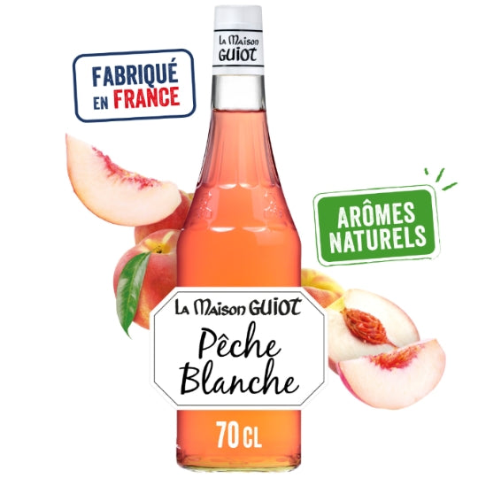 Sirop de Pêche Blanche Maison Guiot 700ml