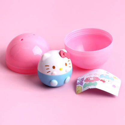 Ensemble de capsules aveugles adorables personnages ronds de Sanrio