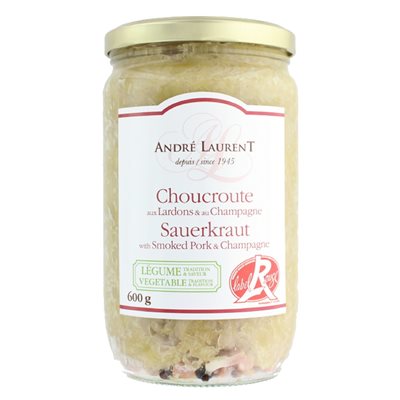 Choucroute aux Lardons et Champagne André Laurent 600g