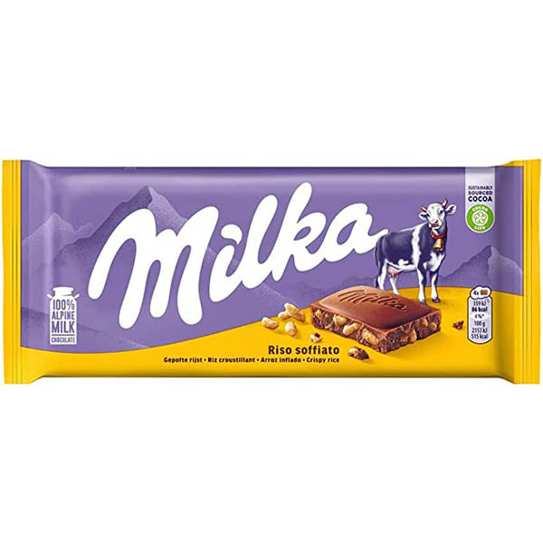 MILKA Tablette Riz Croustillant 100g