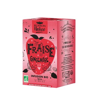 Tisane Fraise Gingembre Bio ROMON NATURE