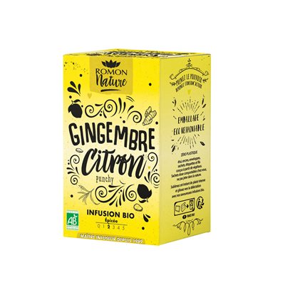 Tisane Gingembre Citron Bio Romon Nature