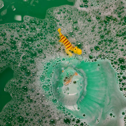 Bombe de bain surprise - Volcan (dinosaure)