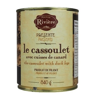 Cassoulet de la Maison Rivière 840g