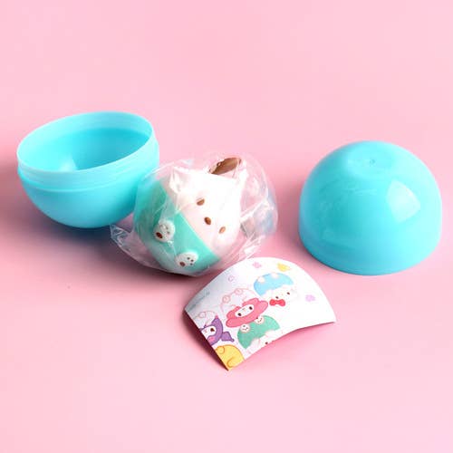 Ensemble de capsules aveugles adorables personnages ronds de Sanrio