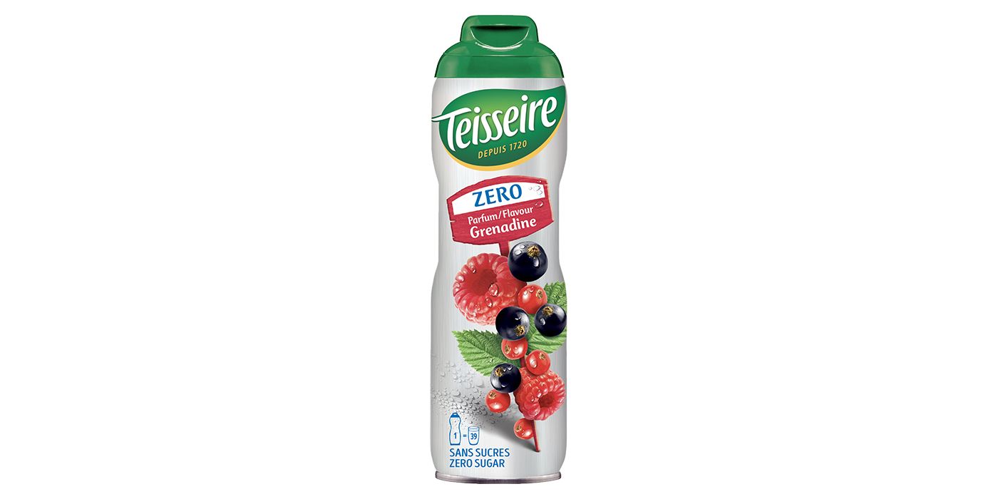 Sirop 0 Sucre Grenadine Teisseire 60cl