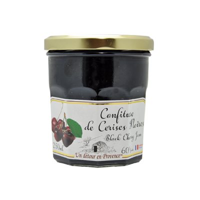 Confiture de Cerises Noires Un Détour en France 370g