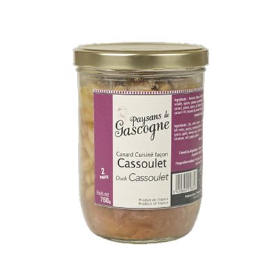 Cassoulet 100% Canard Paysans de Gascogne 760g