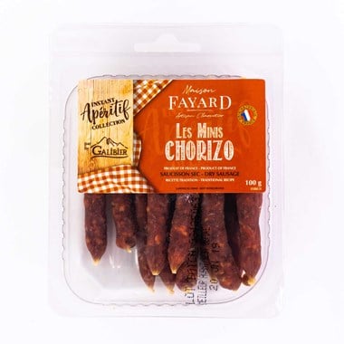 Les Minis Chorizo Maison Fayard 100g