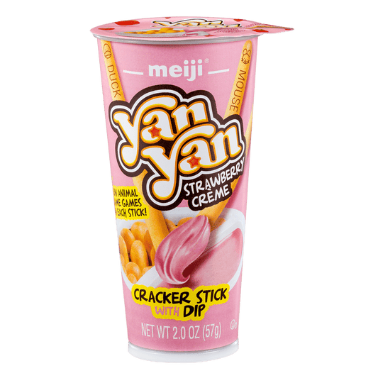 MEIJI YAN YAN Stick Crème à la Fraise 44g