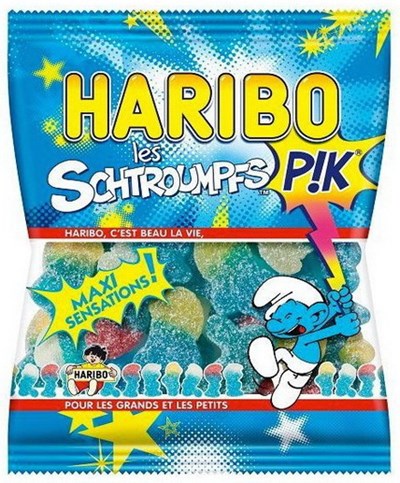 HARIBO les Schtroumpfs Pik 120g