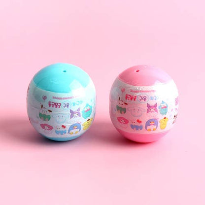 Ensemble de capsules aveugles adorables personnages ronds de Sanrio