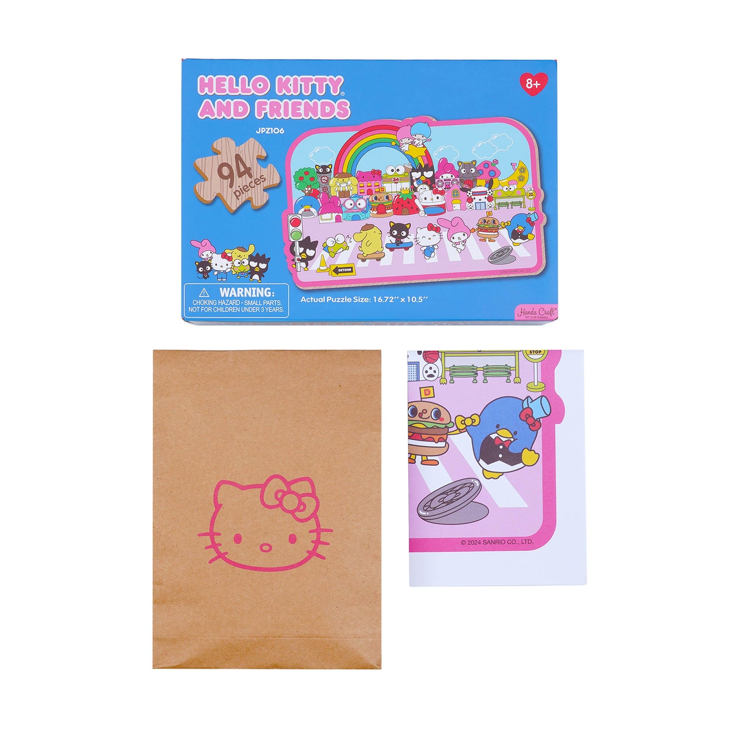 Puzzle Hello Kitty® et ses amis : une rue bordée de boutiques