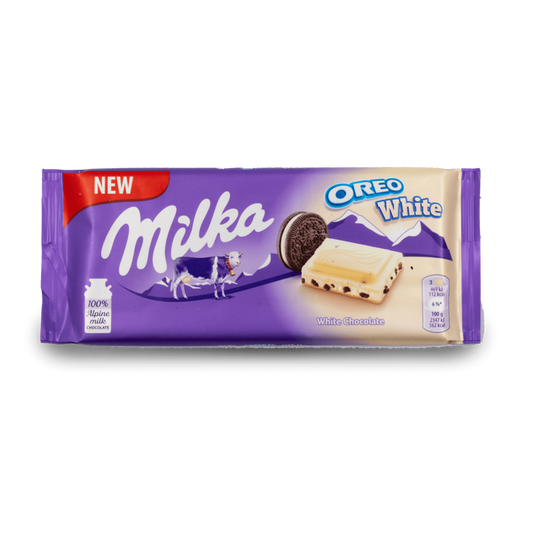 MILKA Tablette Blanc Oreo 100g