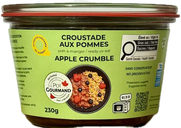 Croustade aux Pommes Le Pot Gourmand 230g