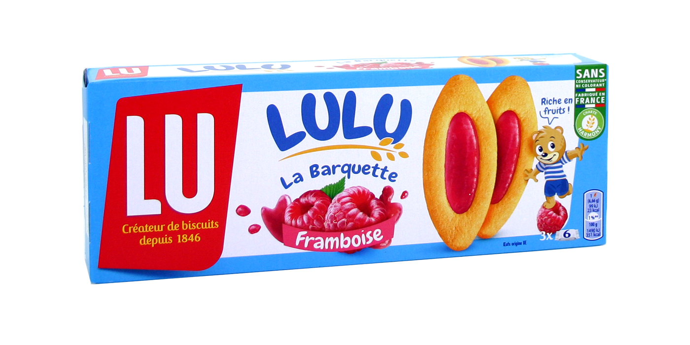 LU Lulu Barquette Framboise 120g