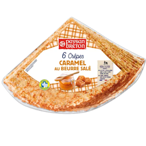 PAYSANS BRETONS 6 Crêpes Caramel au Beurre Salé 230g