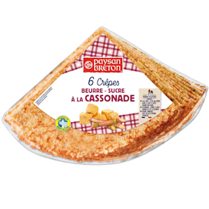 PAYSANS BRETONS 6 Crêpes à la Cassonade 214g