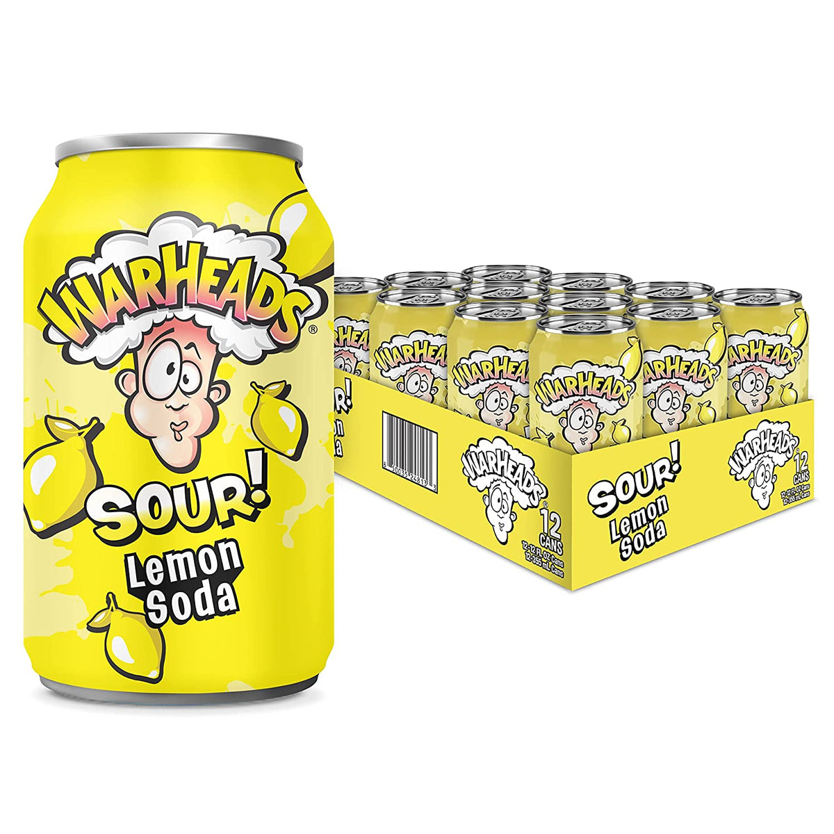 WARHEADS Boisson Citron sûr 355ml