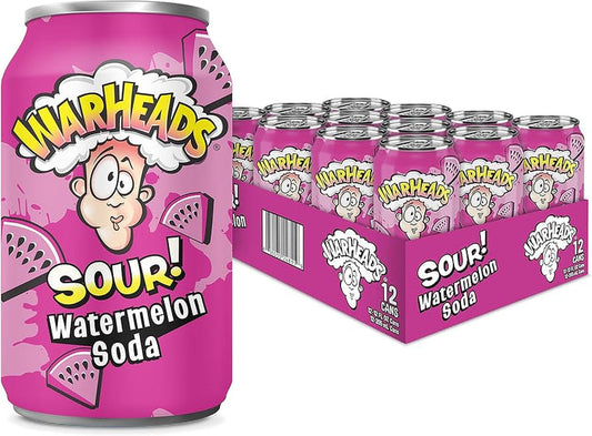 WARHEADS Boisson au Melon d'Eau Sûre 355ml