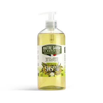 MAÎTRE SAVON Savon `Mains Verveine Citron Pompe 500ml