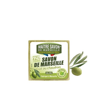 MAÎTRE SAVON DE MARSEILLE Cube de Savon de marseille à l'Olive 300g