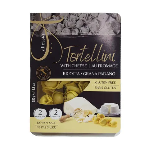 Tortellini Ricotta et Grana Panado sans Gluten ALLESSIA 250g