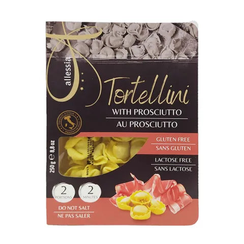 Tortellini au Prosciutto sans Gluten ALLESSIA 250g