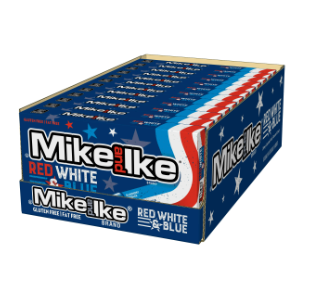 MIKE & IKE Red White, Blue 120g