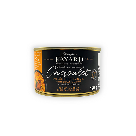 Cassoulet au Confit de Canard Maison Fayard 420g