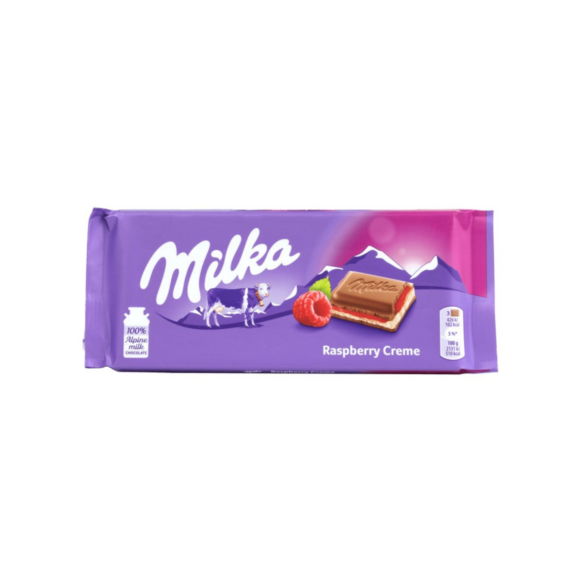 MILKA Tablette Crème de Framboise 100g – Ô Délices