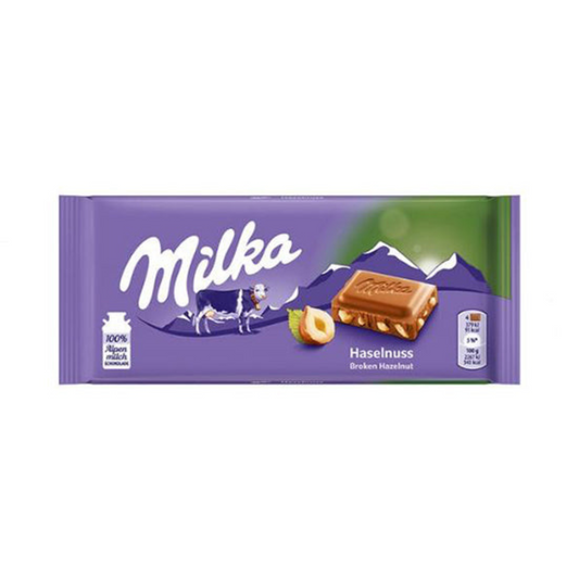 MILKA Tablette Lait Noisette 100g