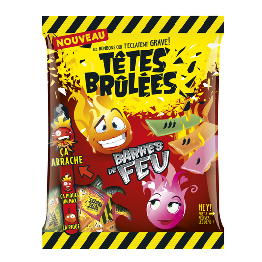 TÊTES BRÛLÉES Barres de Feu 200g